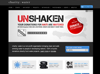 Charity Web Design Design Example