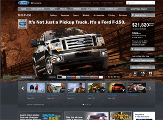 Auto Web Design Design Example