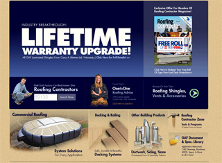 Contractor Web Design Design Example