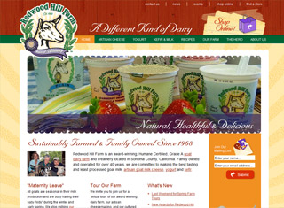 Agriculture Web Design Design Example