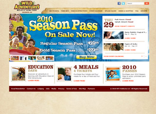 Entertainment Web Design Design Example