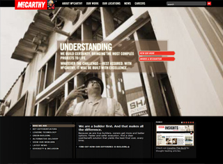 Contractor Web Design Design Example