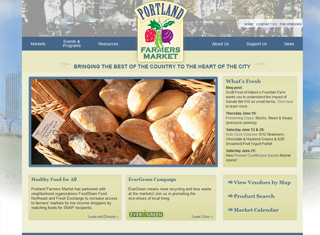 Agriculture Web Design Design Example