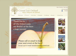 Agriculture Web Design Design Example