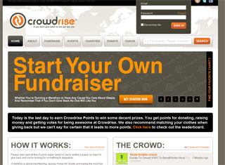 Charity Web Design Design Example