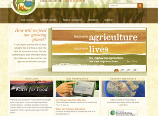 Agriculture Web Design Design Example