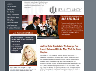 Dating Web Design Design Example