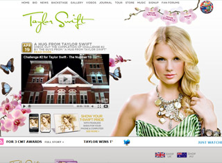Music Web Design Design Example