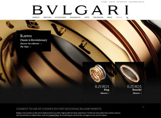 Jewelry Web Design Design Example