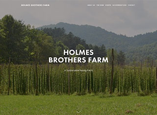 Agriculture Web Design Design Example