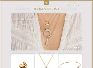 Jewelry Web Design Design Example