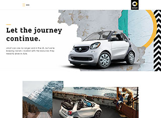 Auto Web Design Design Example