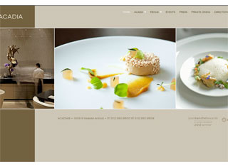 Restaurant Web Design Design Example