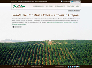 Agriculture Web Design Design Example