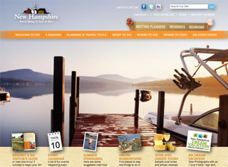 Travel Web Design Design Example