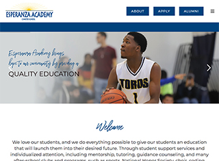 Educational Web Design Design Example