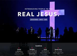 Religious Web Design Design Example