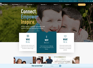 Charity Web Design Design Example