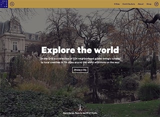 Travel Web Design Design Example