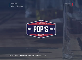 Restaurant Web Design Design Example