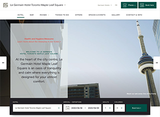 Hotel Web Design Design Example