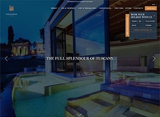Salon / Spa Web Design Design Example