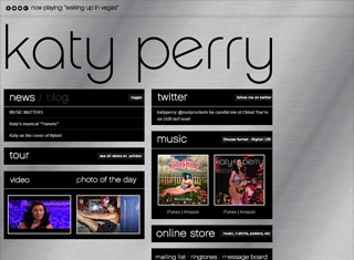 Music Web Design Design Example