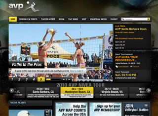 Sports Web Design Design Example