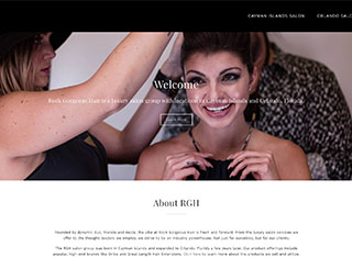 Salon / Spa Web Design Design Example