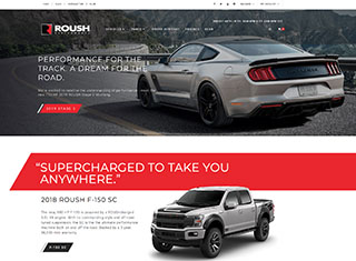 Auto Web Design Design Example