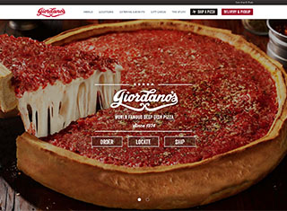 Restaurant Web Design Design Example