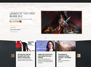 Video Game Web Design Design Example