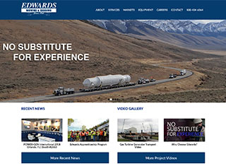 Transportation Web Design Design Example