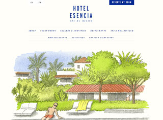 Hotel Web Design Design Example