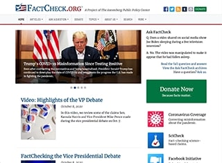 Political Web Design Design Example