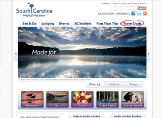 Travel Web Design Design Example