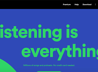 Music Web Design Design Example