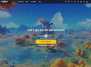 Video Game Web Design Design Example