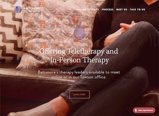 Medical Web Design Design Example