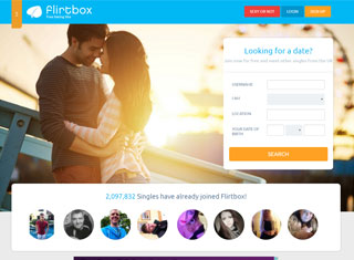 Dating Web Design Design Example