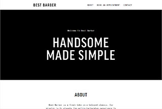 Salon / Spa Web Design Design Example