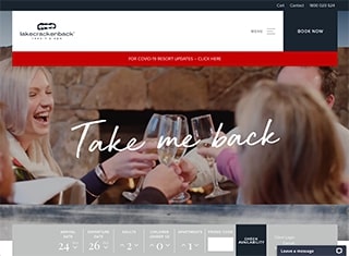 Travel Web Design Design Example