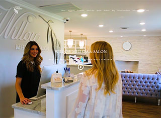 Salon / Spa Web Design Design Example