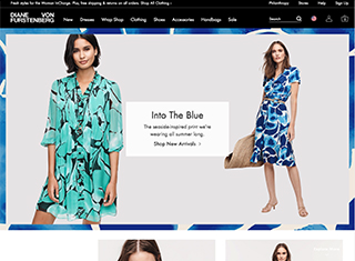 Fashion Web Design Design Example
