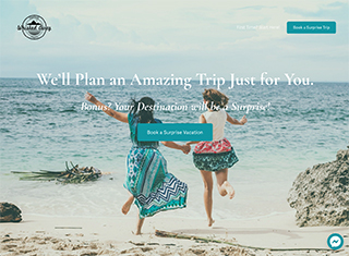 Travel Web Design Design Example