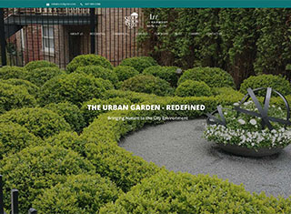 Landscaping Web Design Design Example