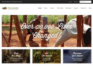 Charity Web Design Design Example