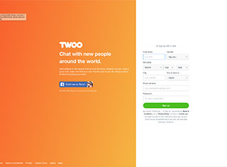Social Networking Web Design Design Example