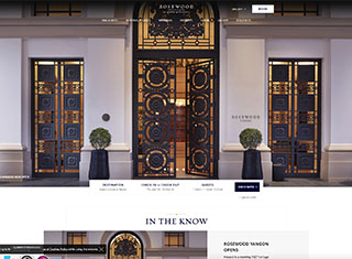 Hotel Web Design Design Example