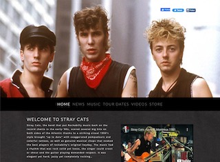 Music Web Design Design Example